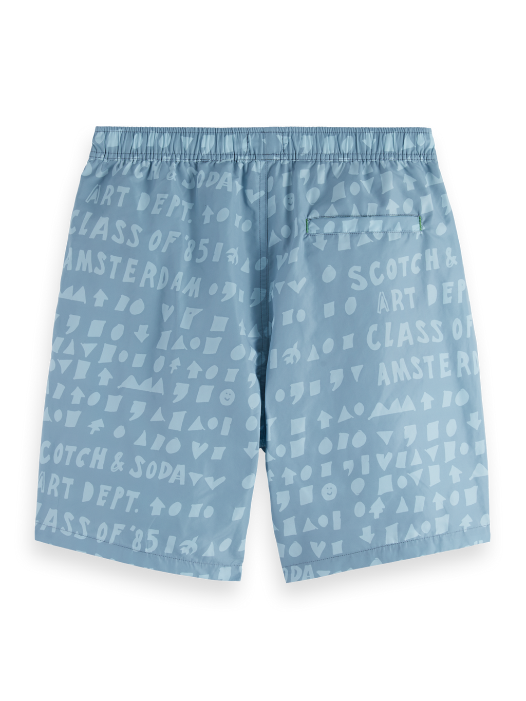 Printed Longer-Length Swim Shorts
