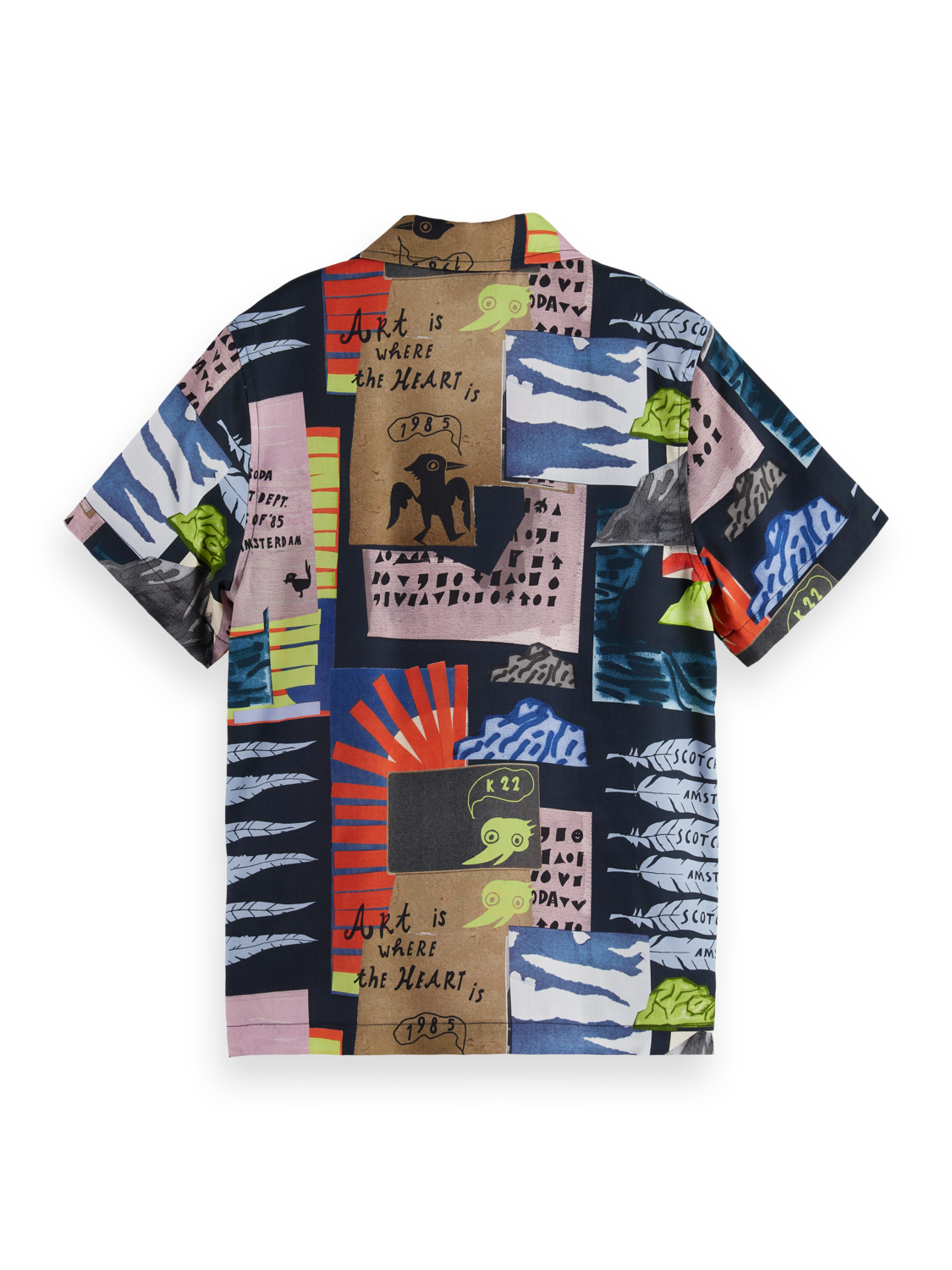 Boys' All-Over Printed Short-Sleeved Shirt