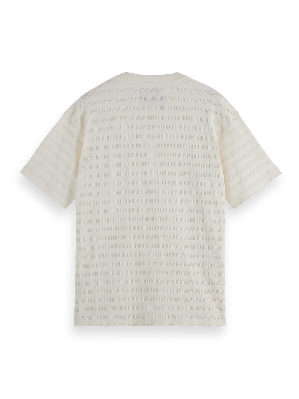 Relaxed-Fit Horizonal Textured T-Shirt