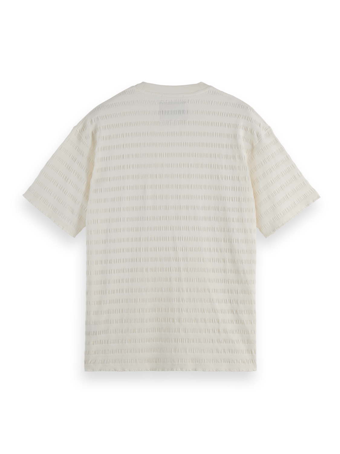Relaxed-Fit Horizonal Textured T-Shirt