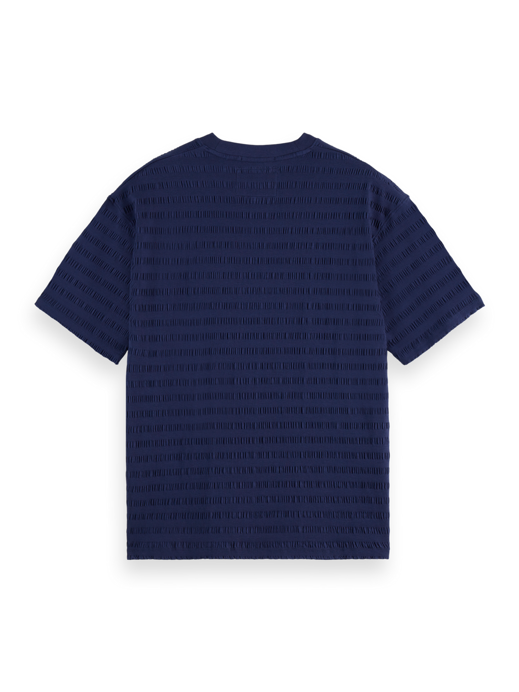 Relaxed-Fit Horizonal Textured T-Shirt