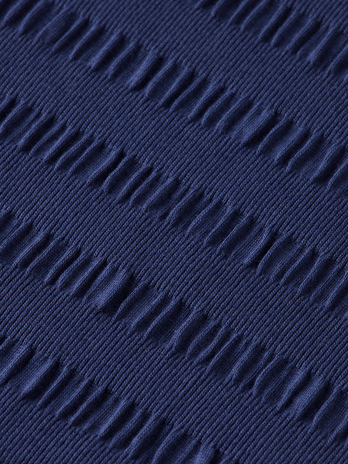 Relaxed-Fit Horizonal Textured T-Shirt