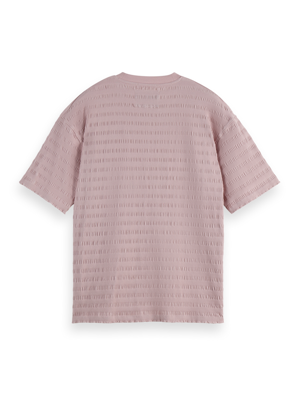 Relaxed-Fit Horizonal Textured T-Shirt