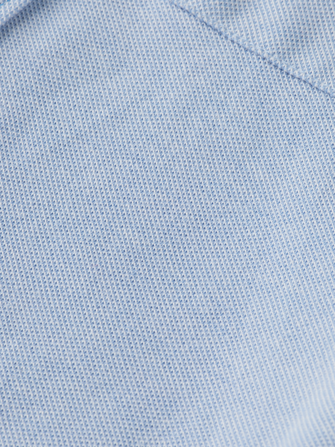 Boys' Regular-fit two-tone pique long-sleeve shirt