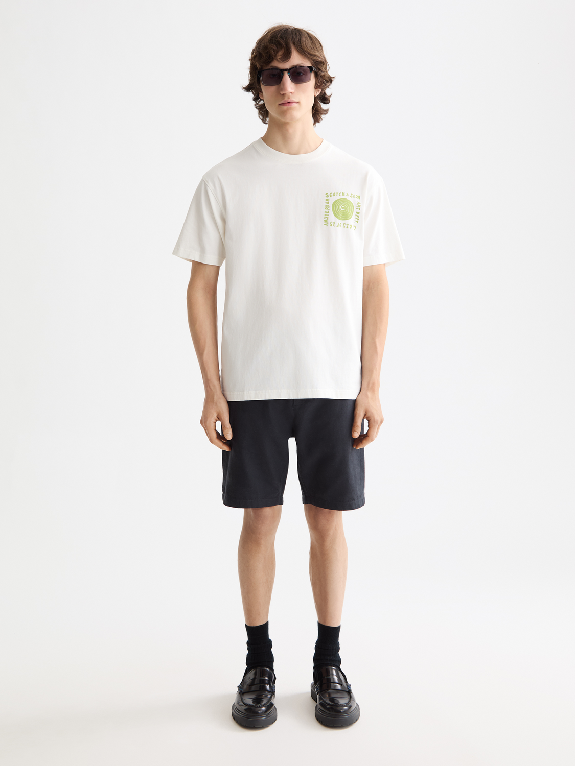 Relaxed-Fit Washed Artwork T-Shirt