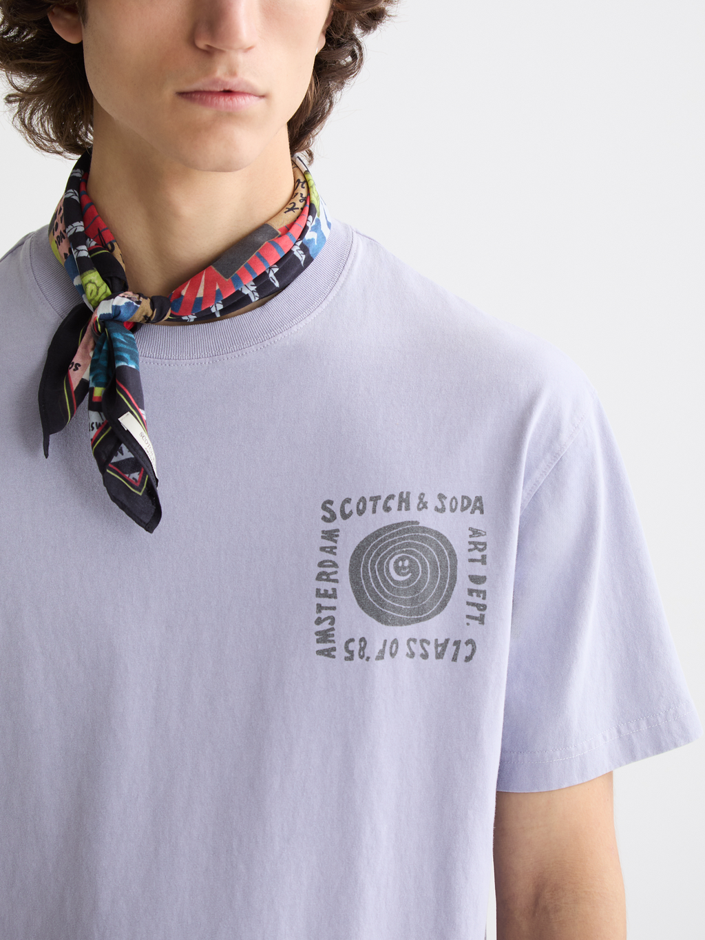 Relaxed-Fit Washed Artwork T-Shirt