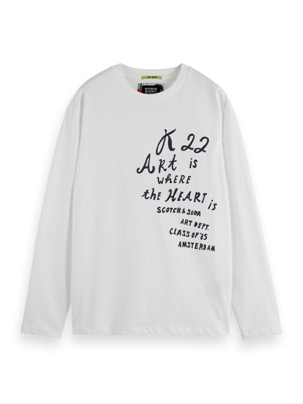 Relaxed-Fit Long-Sleeved Artwork T-Shirt