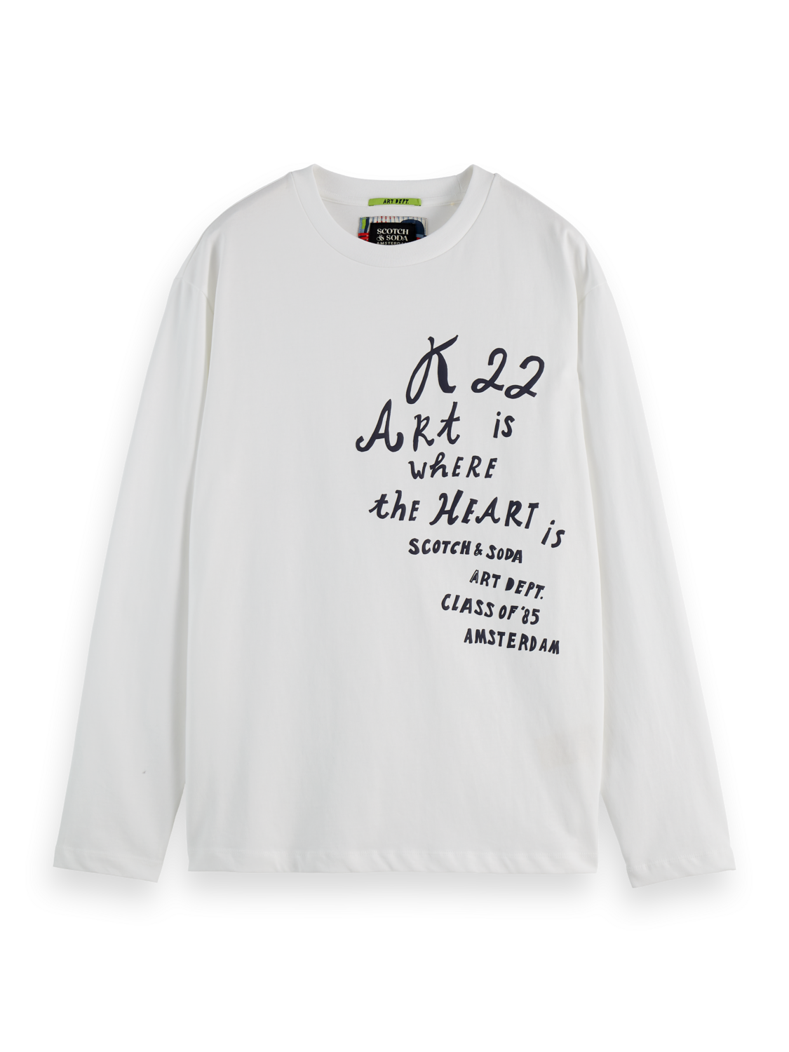 Relaxed-Fit Long-Sleeved Artwork T-Shirt