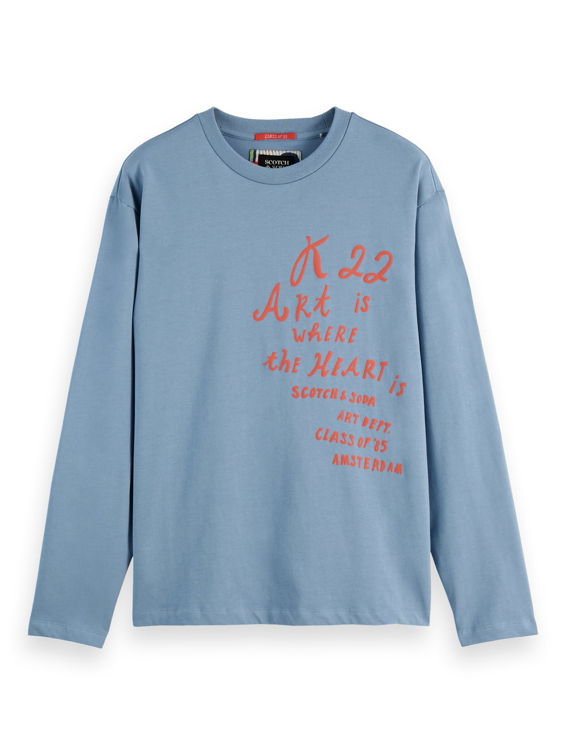 Relaxed-Fit Long-Sleeved Artwork T-Shirt