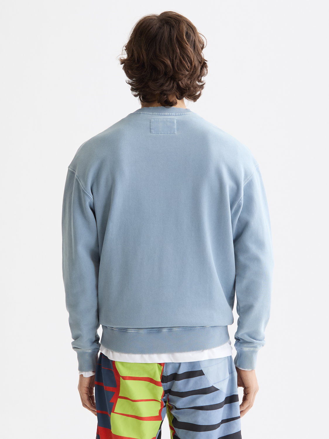 Relaxed-Fit Washed Artwork Sweatshirt