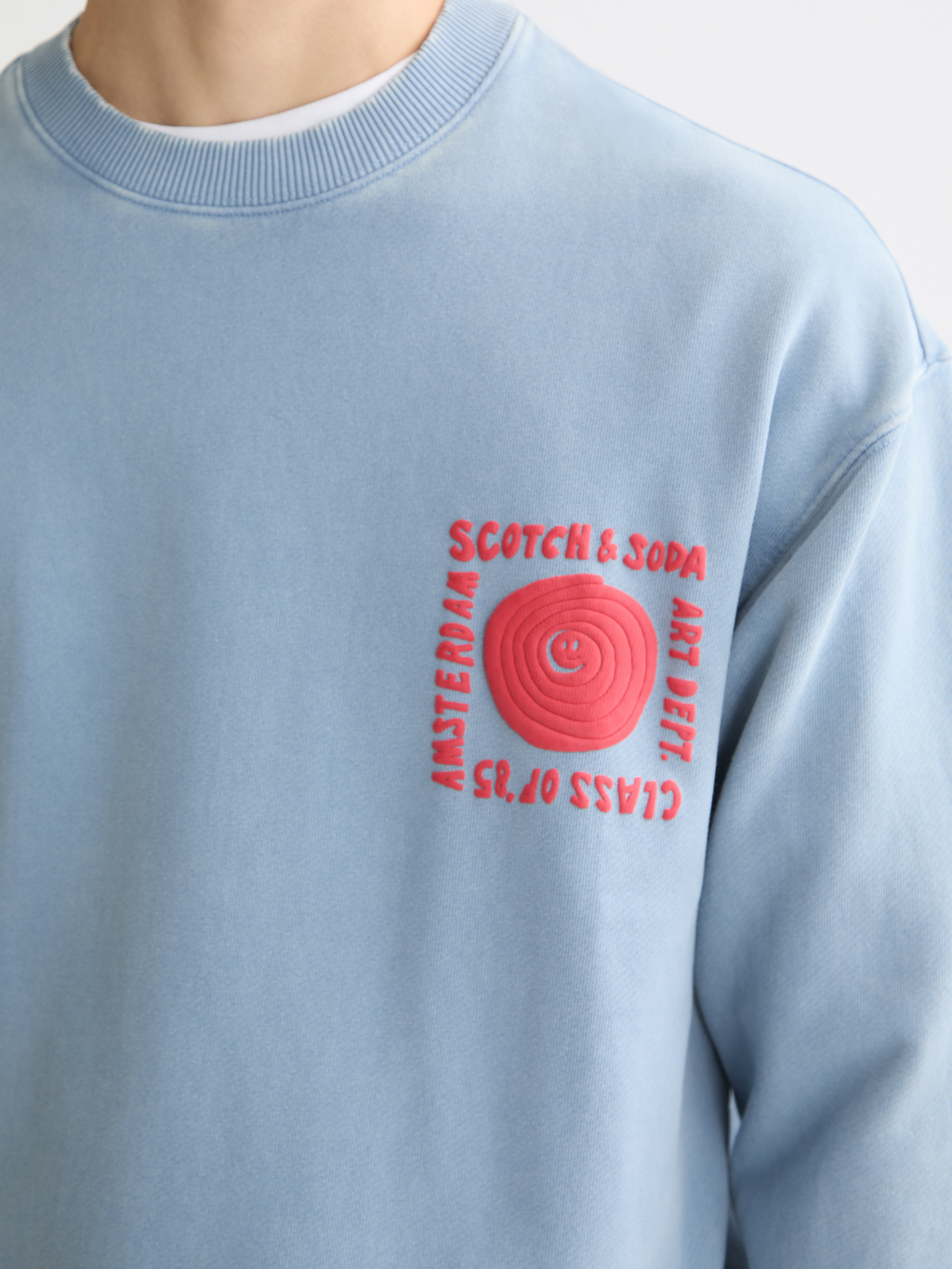 Relaxed-Fit Washed Artwork Sweatshirt