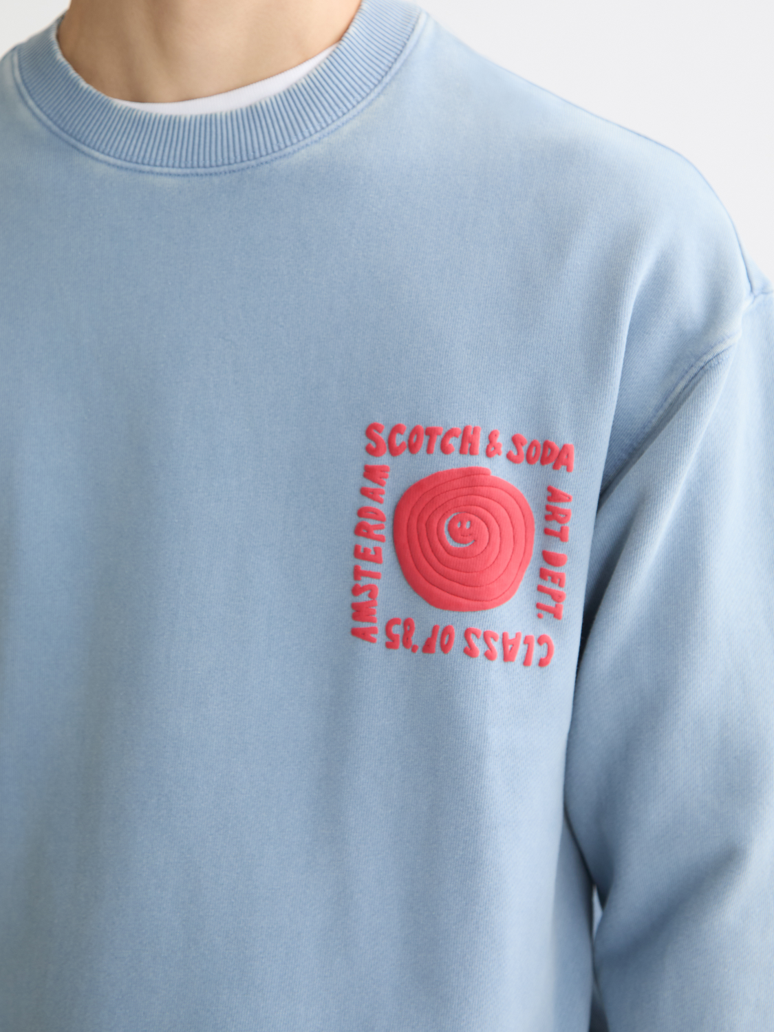 Relaxed-Fit Washed Artwork Sweatshirt