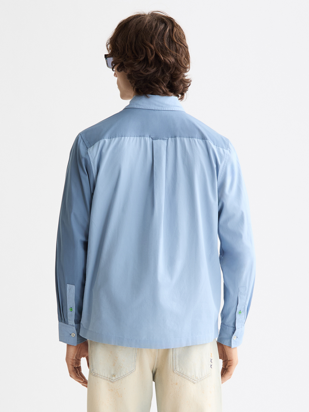 Relaxed-Fit Letters Poplin Shirt