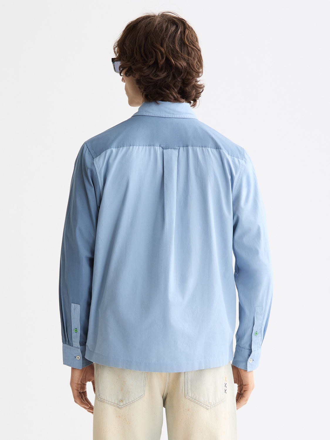 Relaxed-Fit Letters Poplin Shirt