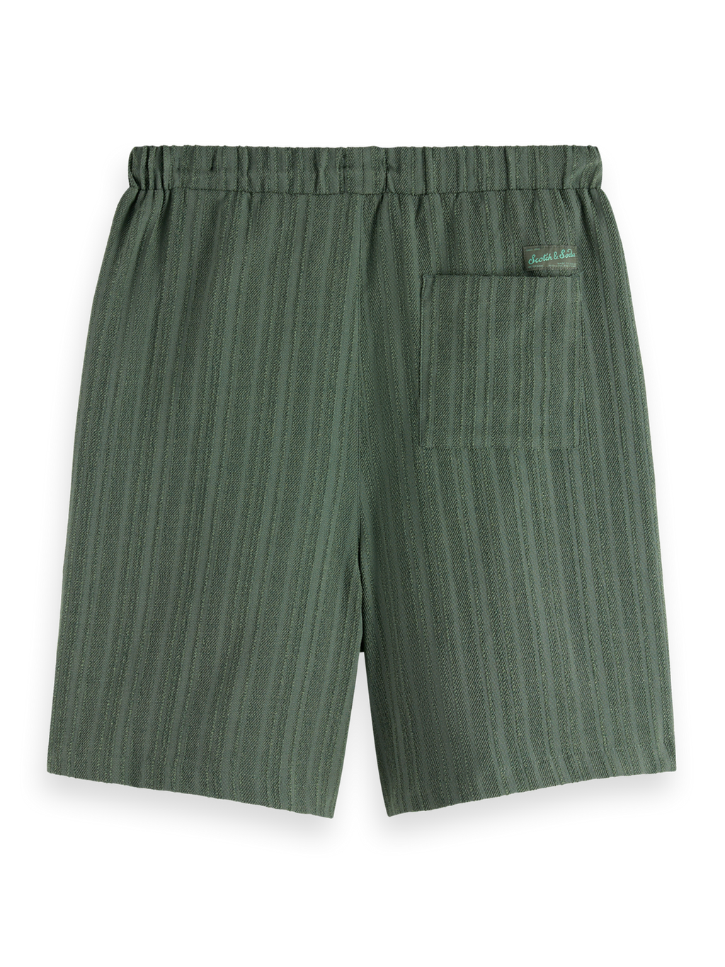 Fave - Tonal Striped  Regular Fit Bermuda Shorts