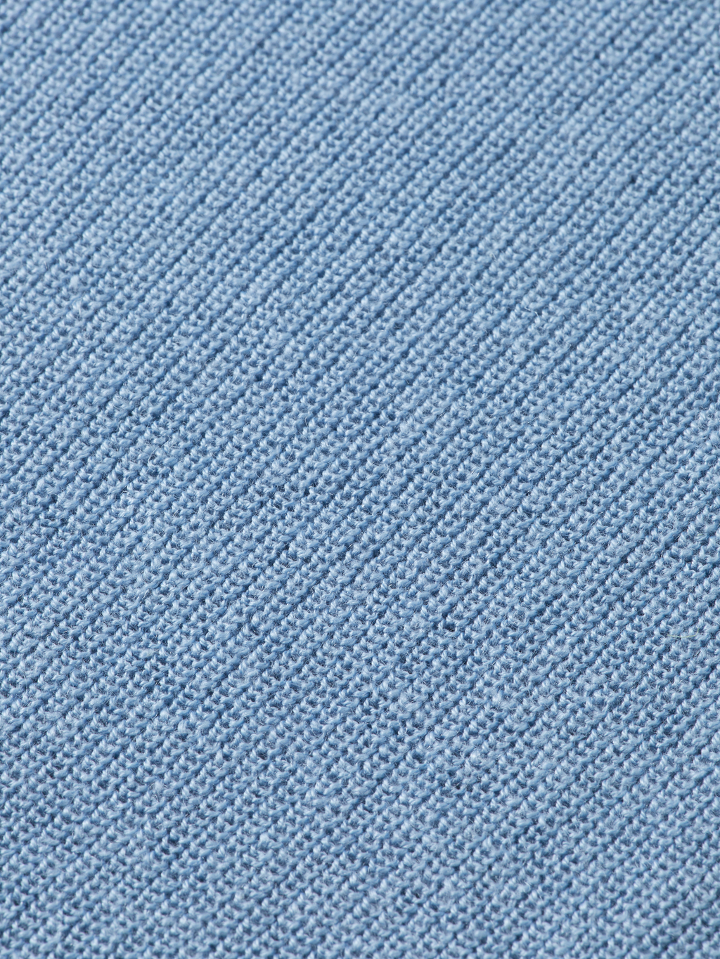 Regular-Fit Cotton Linen V-Neck Pullover