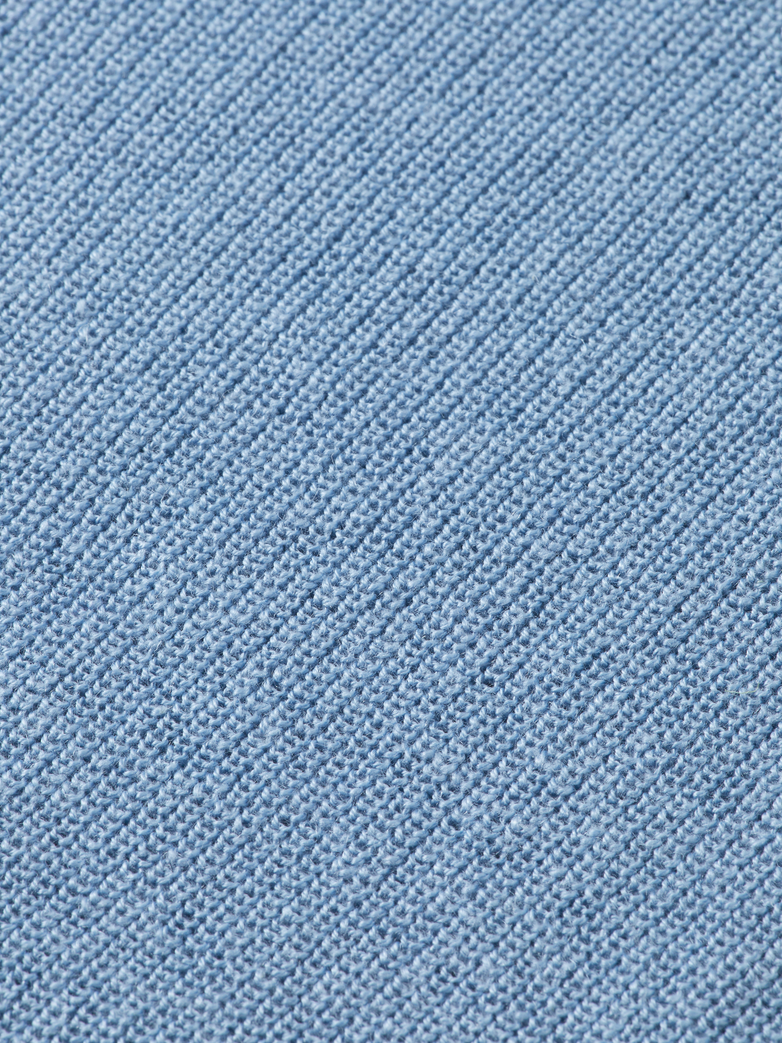 Regular-Fit Cotton Linen V-Neck Pullover