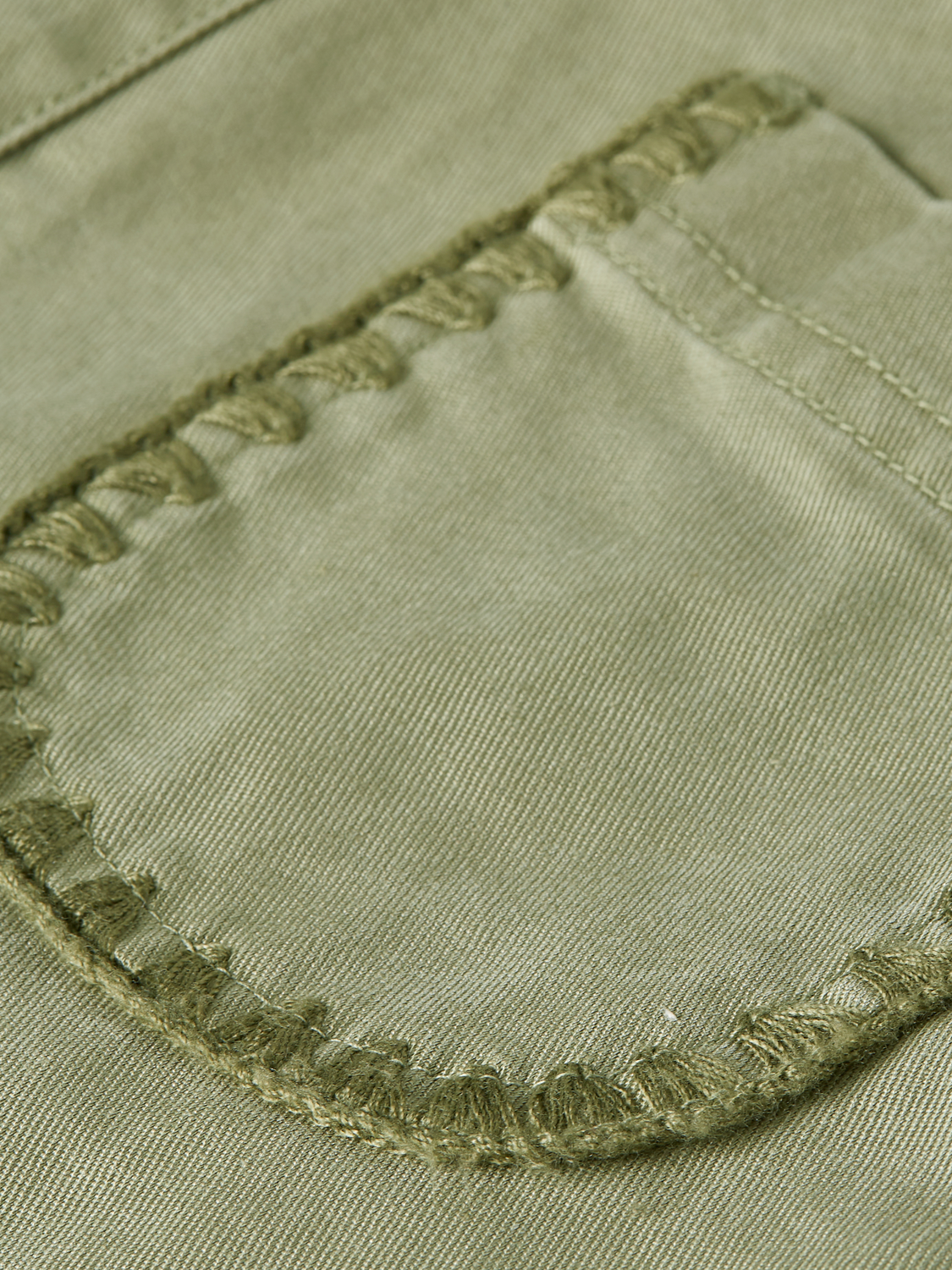 Girls' Washed Twill Mini Skirt