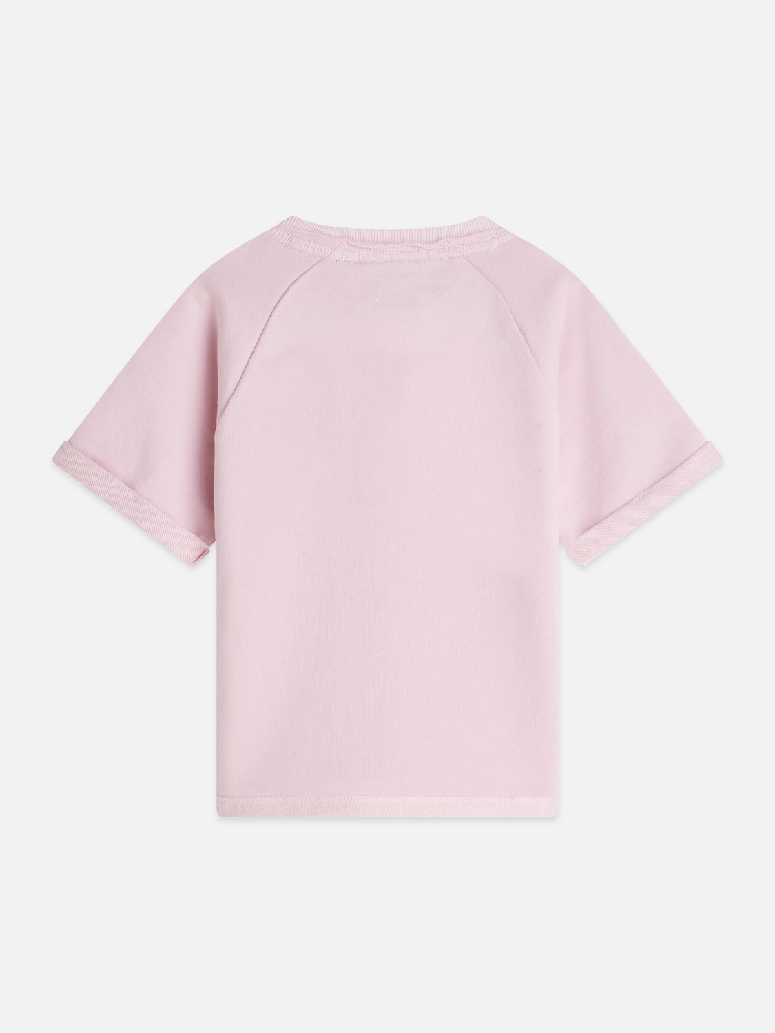 Girls' Front And Back Artwork Short Sleeve Sweatshirt