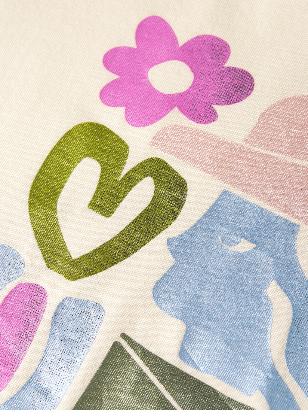 Girls' Front Artwork Relaxed-Fit Knotted T-Shirt