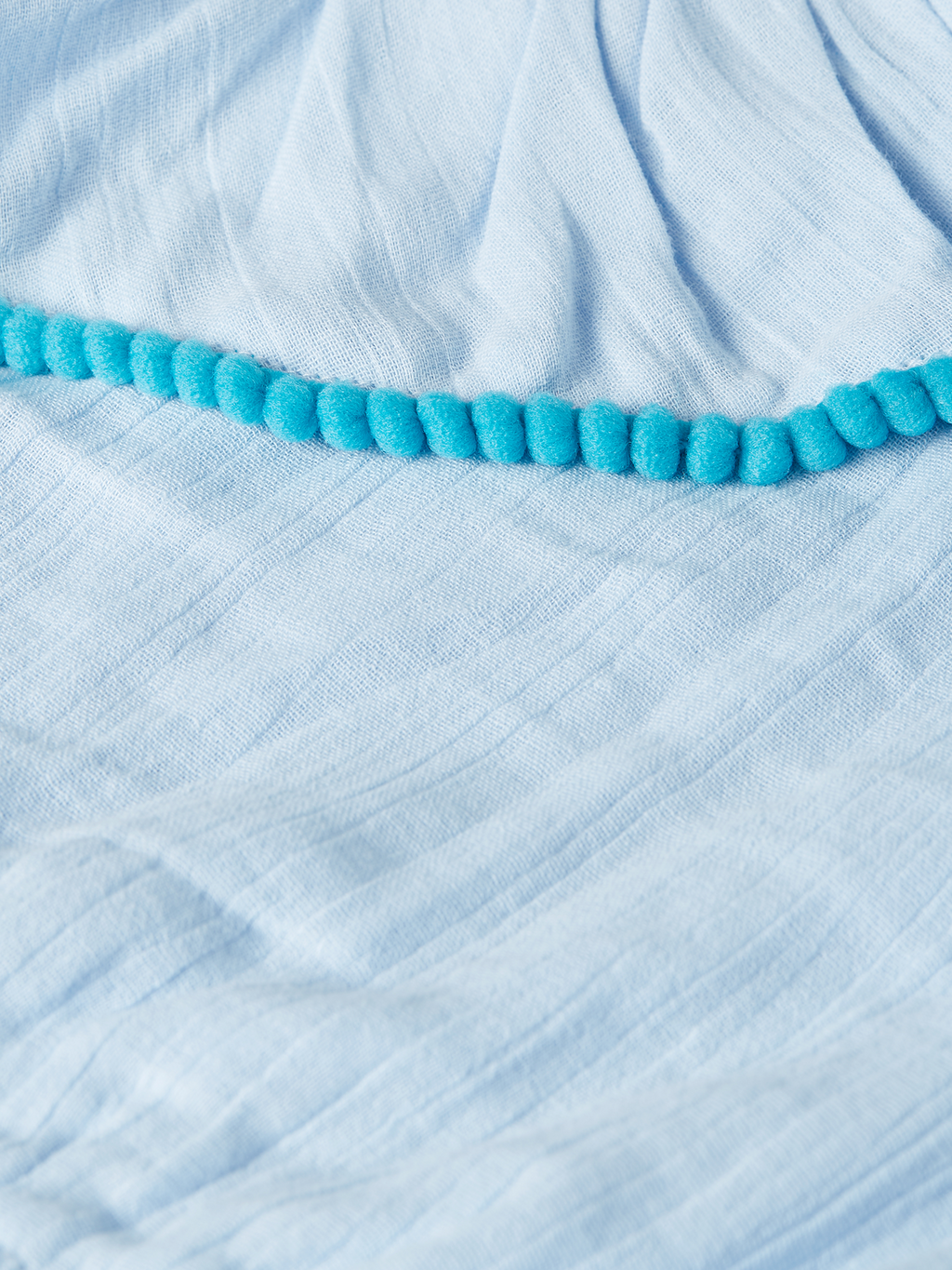 Girls' Asymmetrical Ruffle Cotton Dress