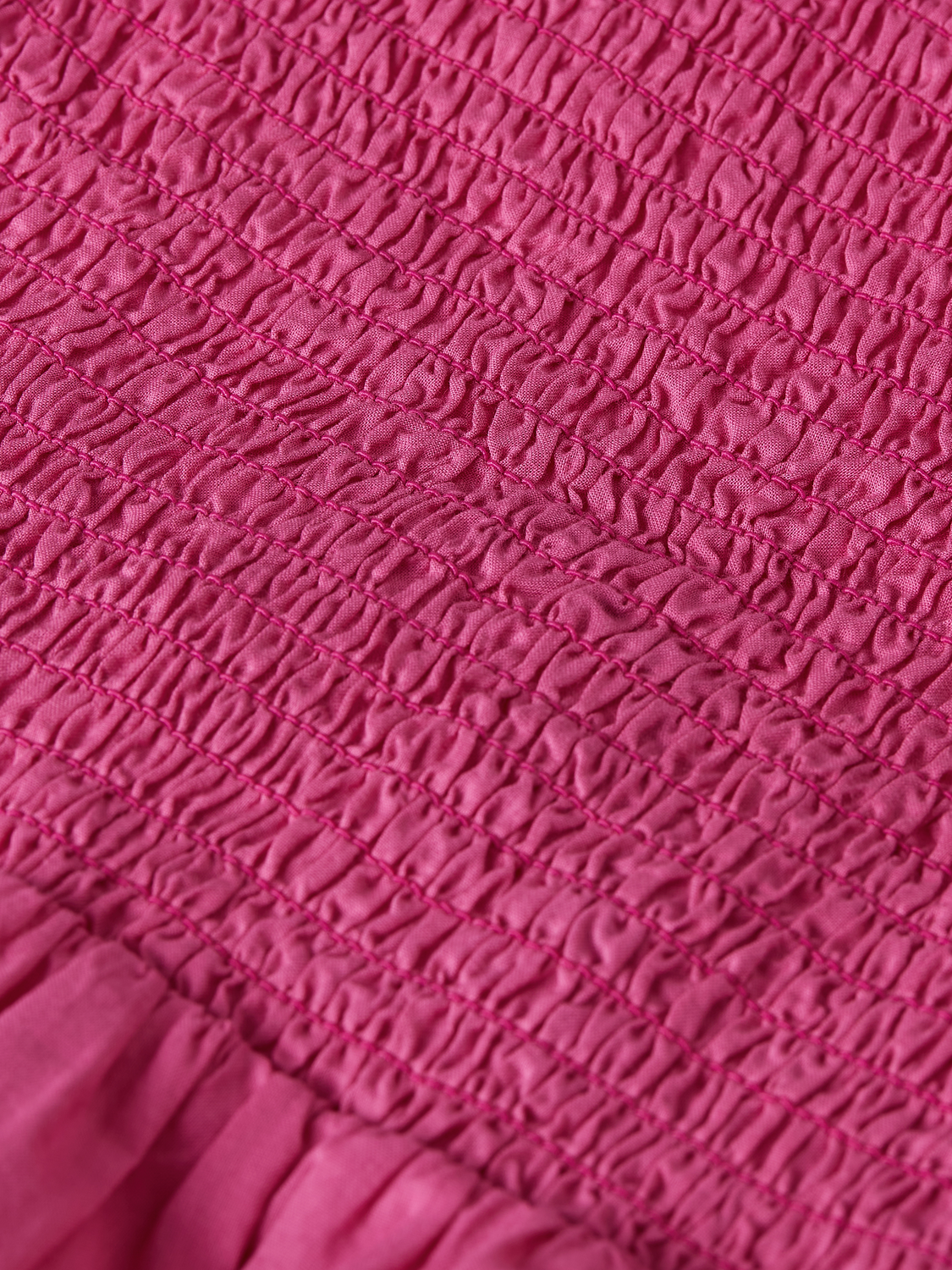 Girls' Smocked Top Cotton Dress