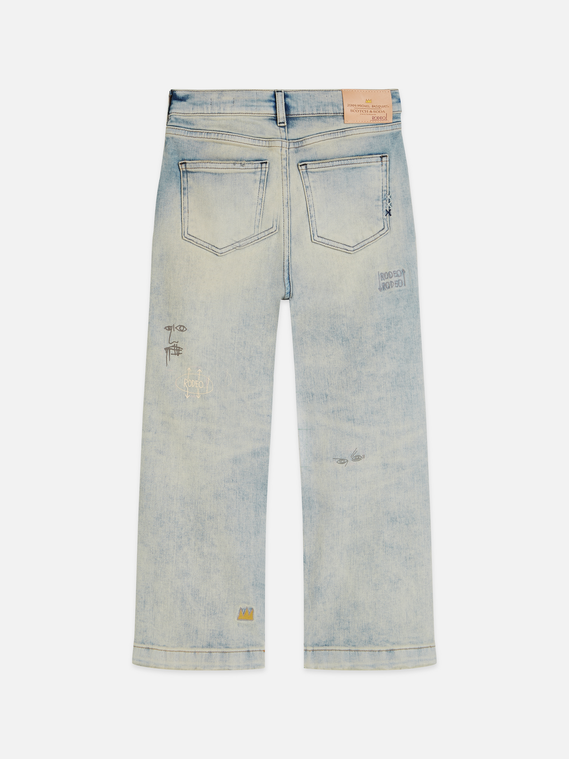 Scotch & Soda x Basquiat Girls' The Deep Loose Jeans