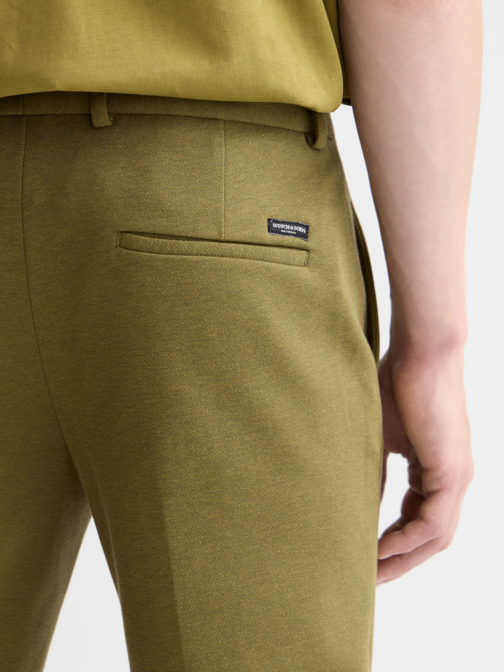 Seasonal Core Mott Tailored Cotton Blend Jersey Chino