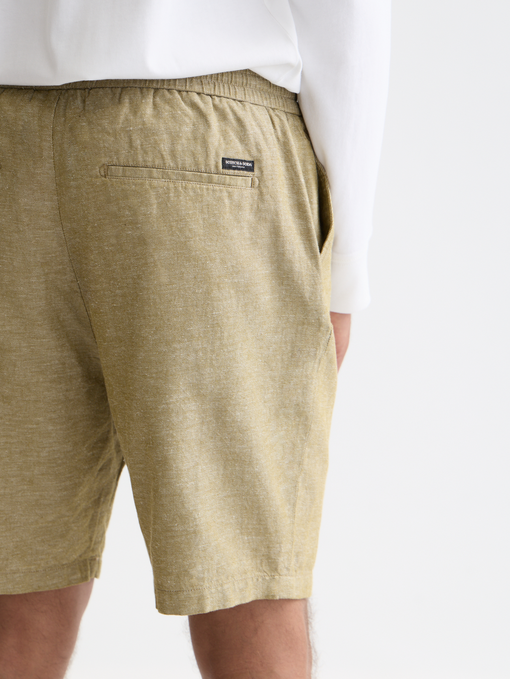 Seasonal Core Fave Cotton Linen Regular-Fit Chino Shorts