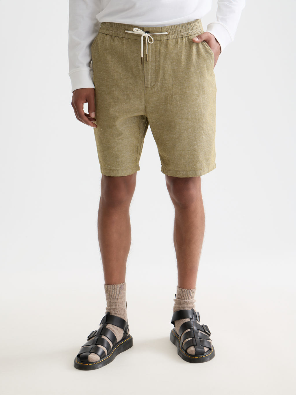 Seasonal Core Fave Cotton Linen Regular-Fit Chino Shorts