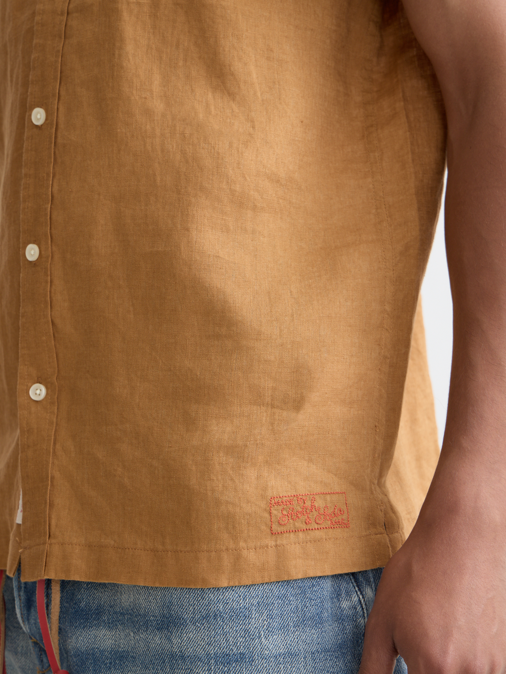 Seasonal Core Linen Regular-Fit Short Sleeve Shirt