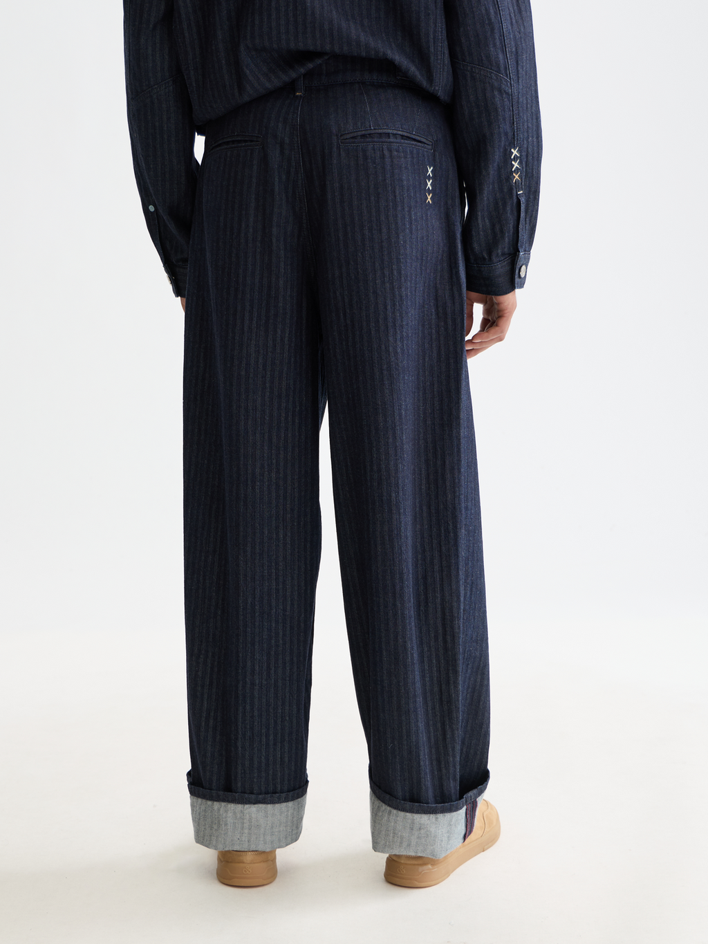 Loose Fit Denim Chino