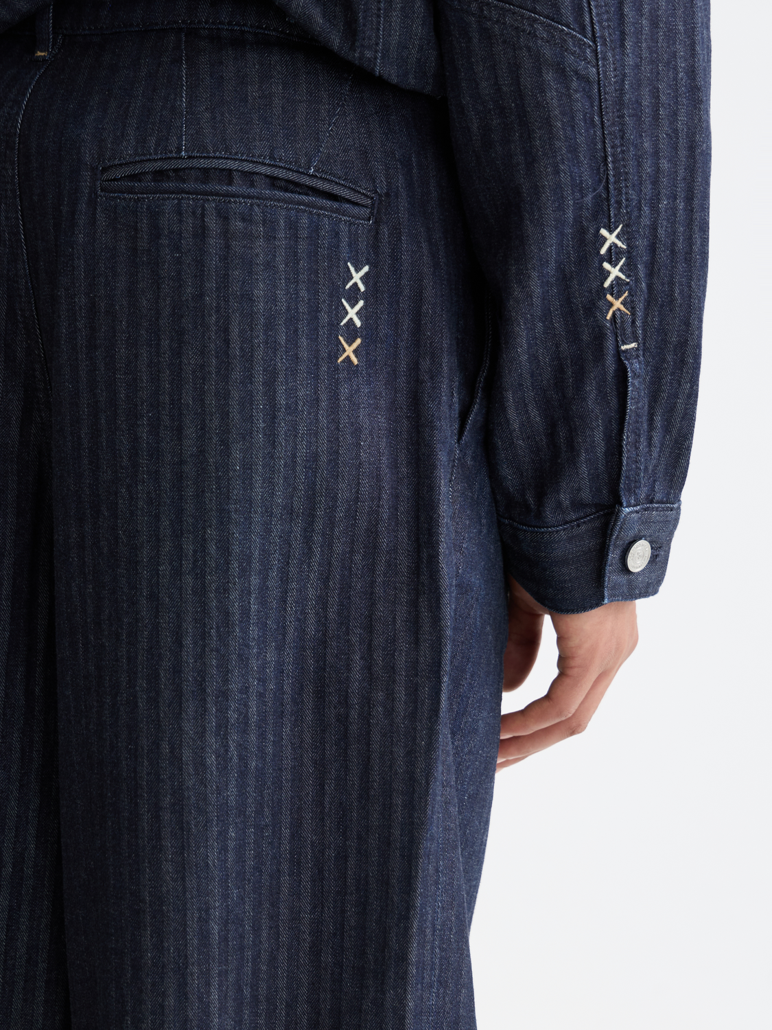 Loose Fit Denim Chino