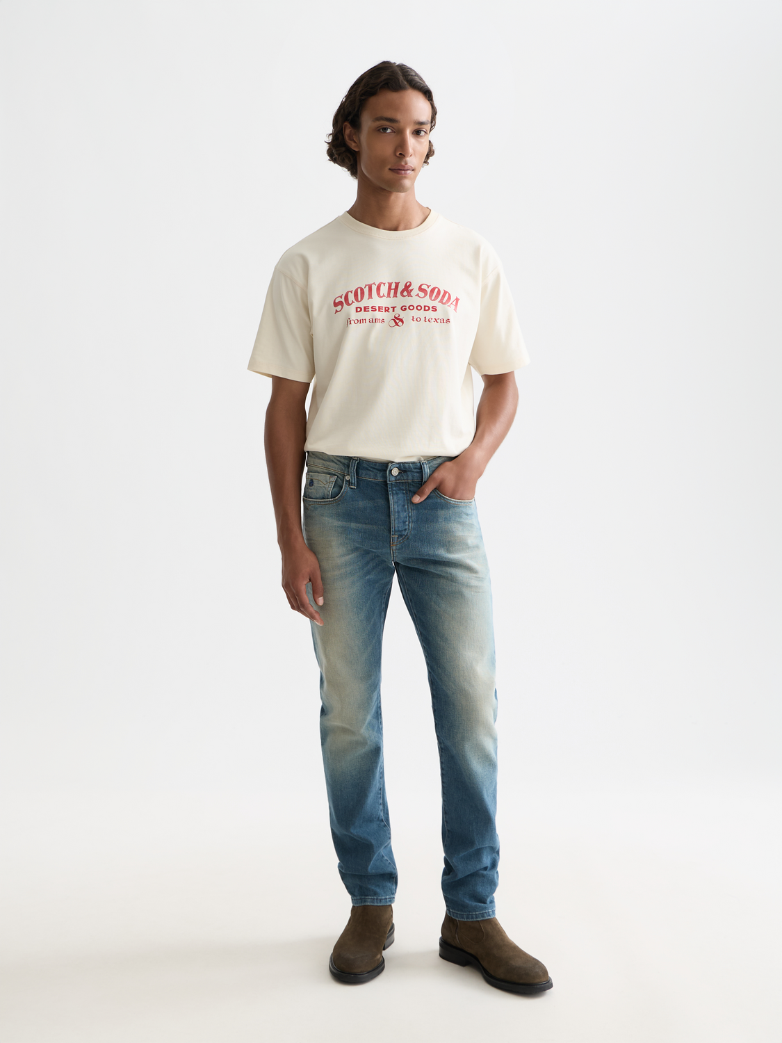 Ralston Regular Slim Jeans – Cactus Blue