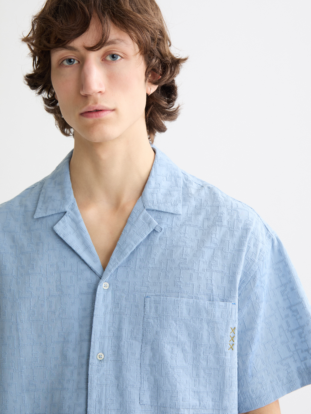 Cross Stitch Short-Sleeve Shirt