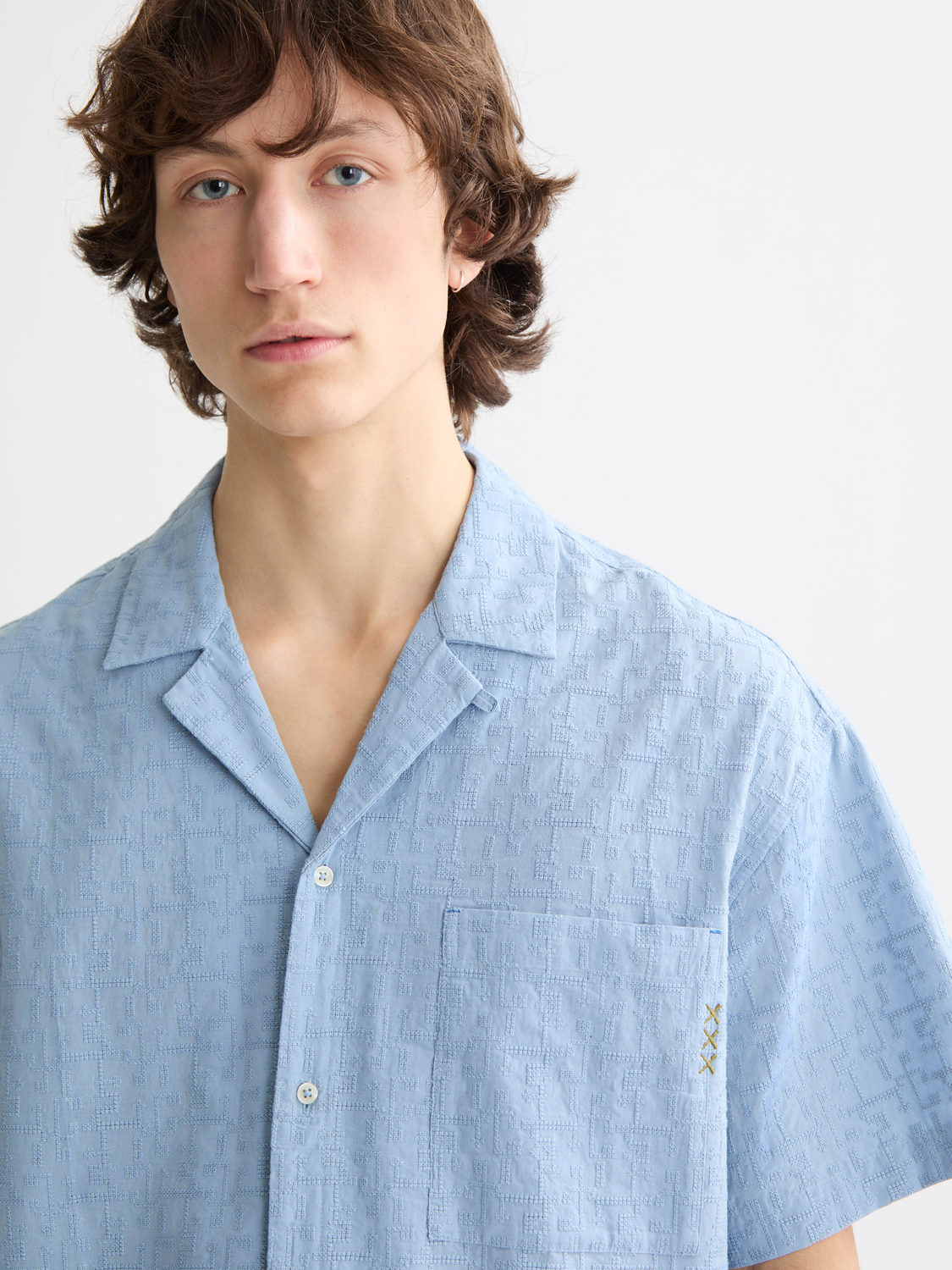 Cross Stitch Short-Sleeve Shirt