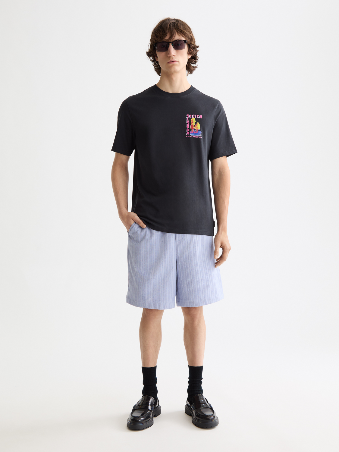 Regular-Fit Front And Back Artwork T-Shirt