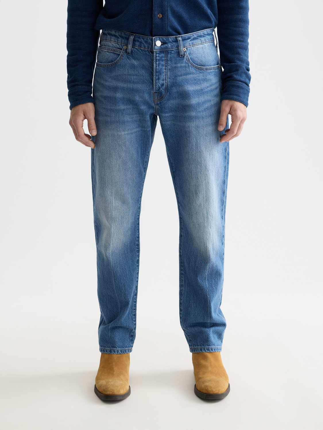Scotch & Soda Core The Zee Straight Fit Blue Moves Jeans voor heren, Blue Moves, 36W / 32L Scotch & Soda Core The Zee Straight Fit Blue Moves Jeans voor heren, Blue Moves, 36W / 32L