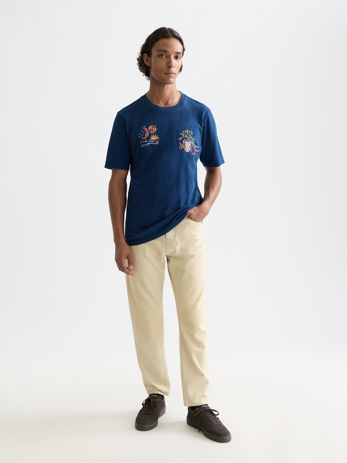 The 40th Anniversary Heroes Relaxed-Fit Indigo T-Shirt