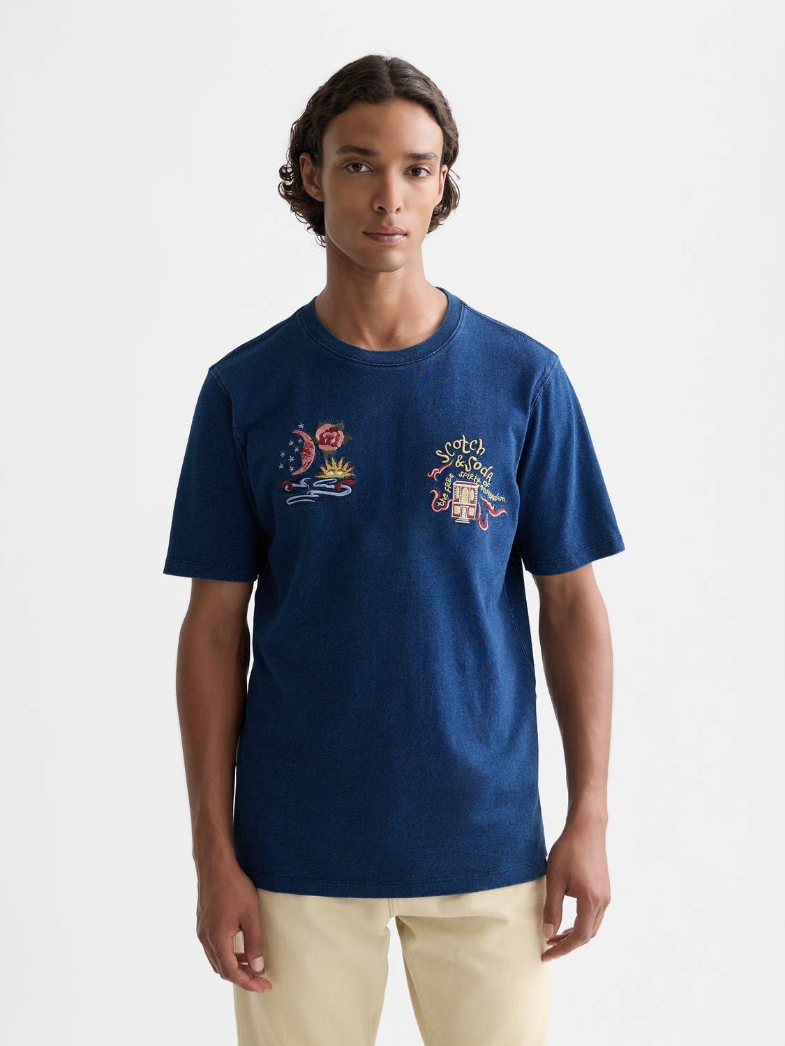 The 40th Anniversary Heroes Relaxed-Fit Indigo T-Shirt