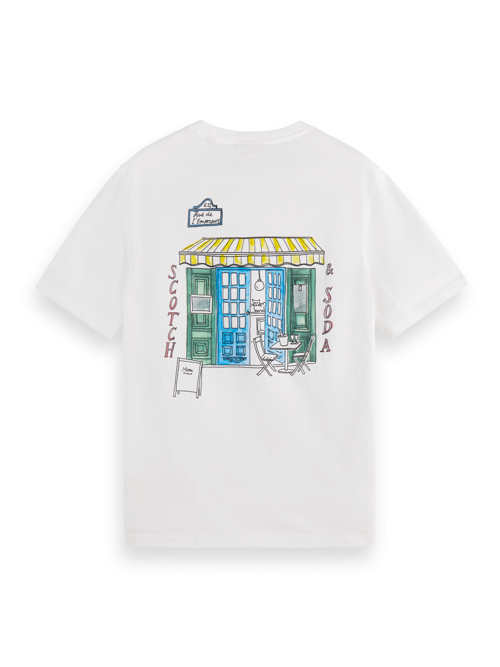 Regular-Fit Front And Back Artwork T-Shirt