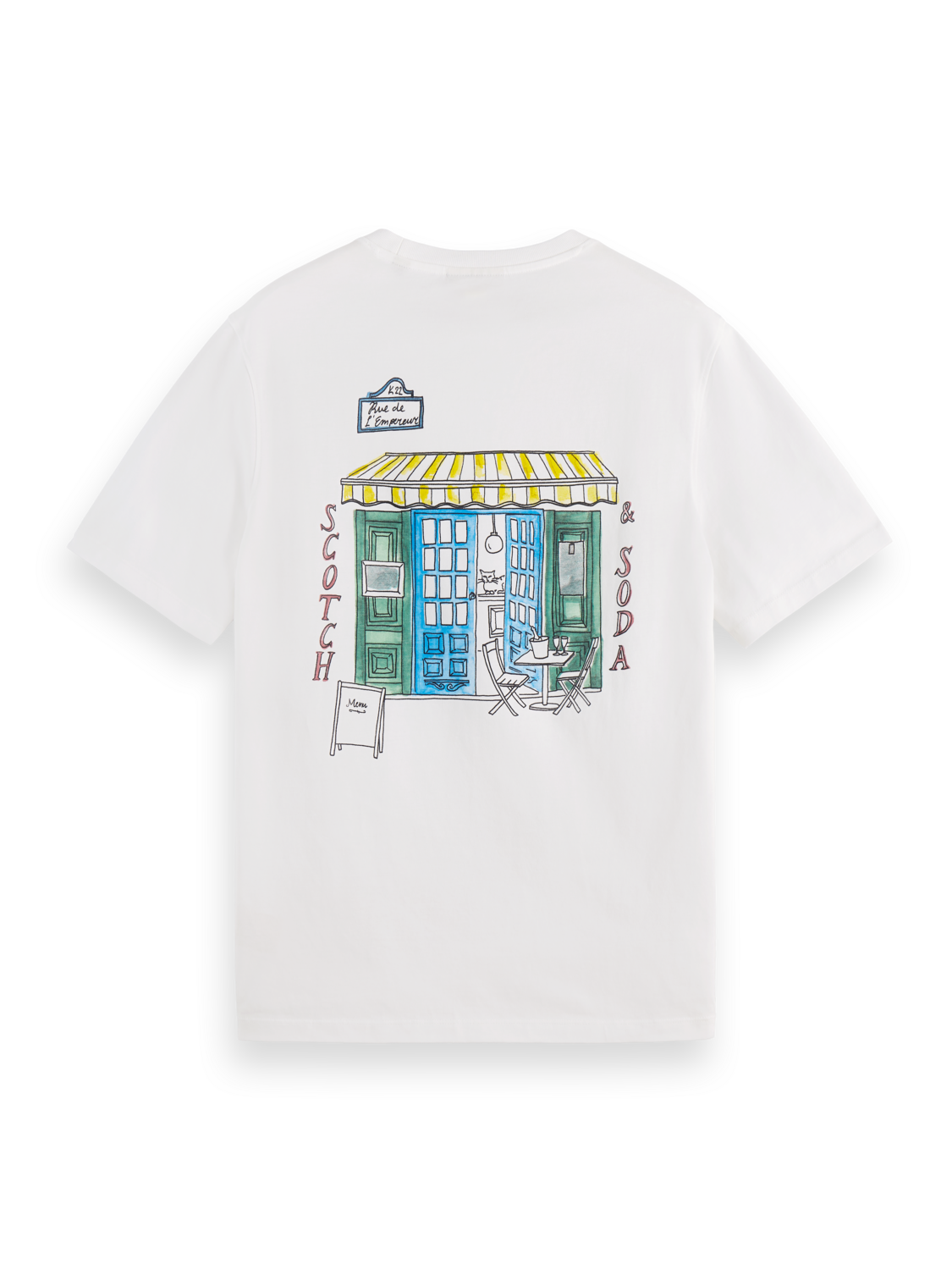 Regular-Fit Front And Back Artwork T-Shirt