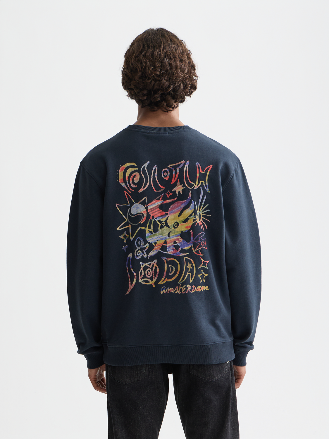 Front And Back Artwork Regular-Fit Sweatshirt