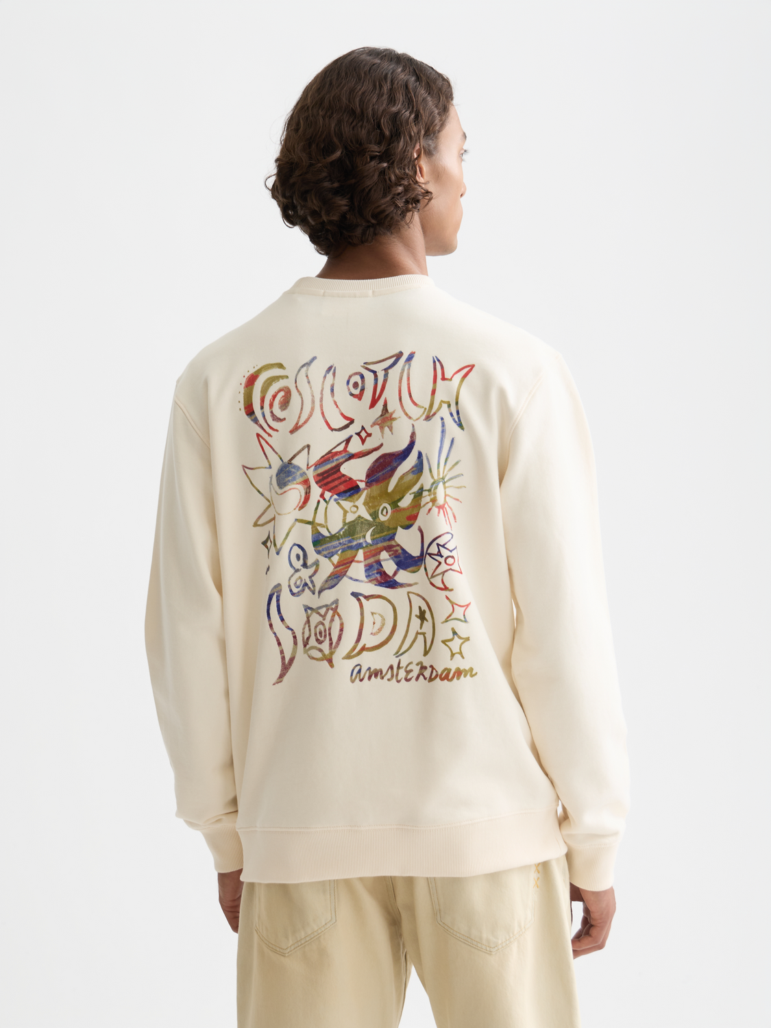Front And Back Artwork Regular-Fit Sweatshirt