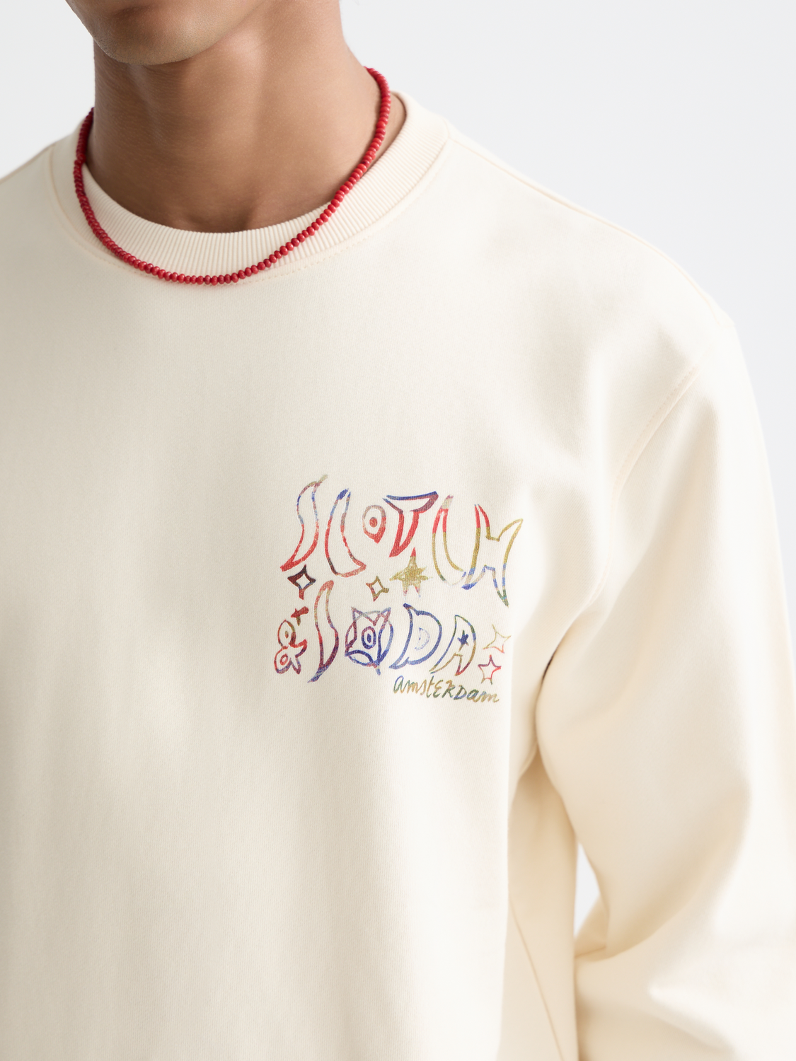 Front And Back Artwork Regular-Fit Sweatshirt
