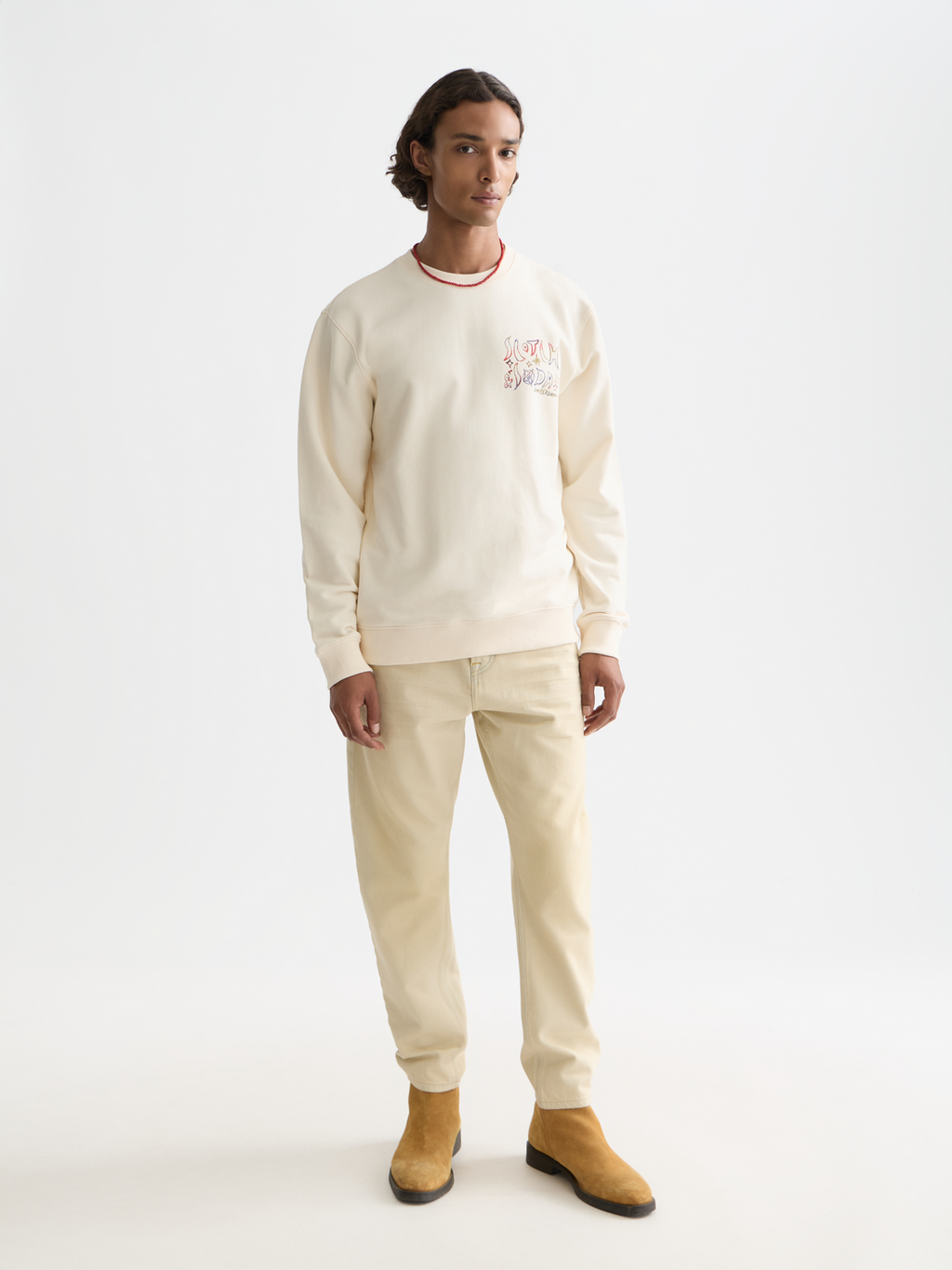 Front And Back Artwork Regular-Fit Sweatshirt