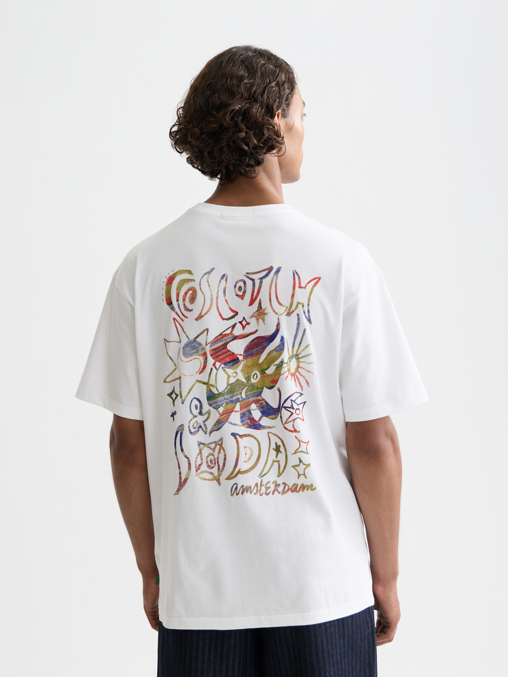 Front And Back Artwork Relaxed-Fit T-Shirt