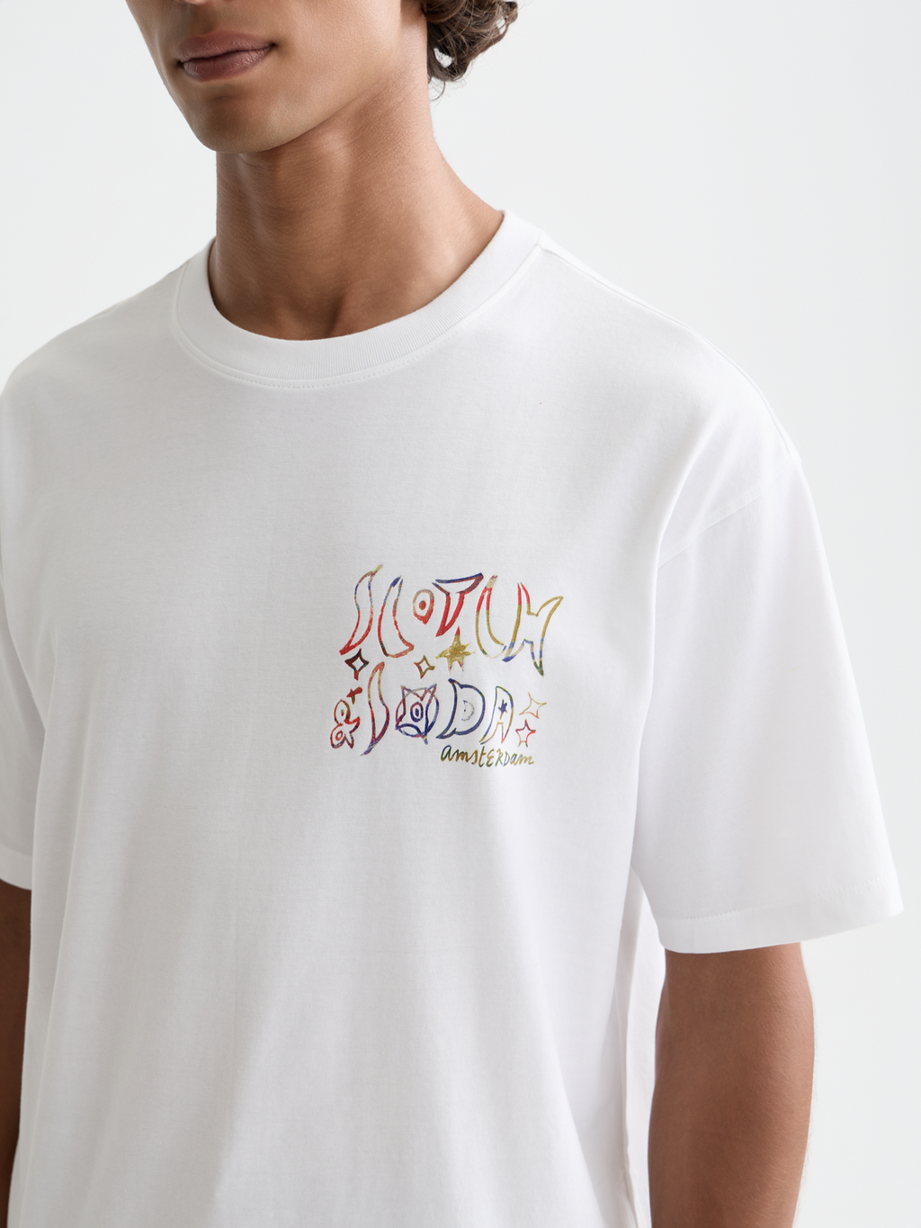 Front And Back Artwork Relaxed-Fit T-Shirt