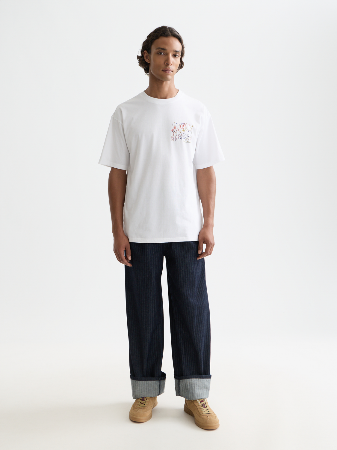 Front And Back Artwork Relaxed-Fit T-Shirt