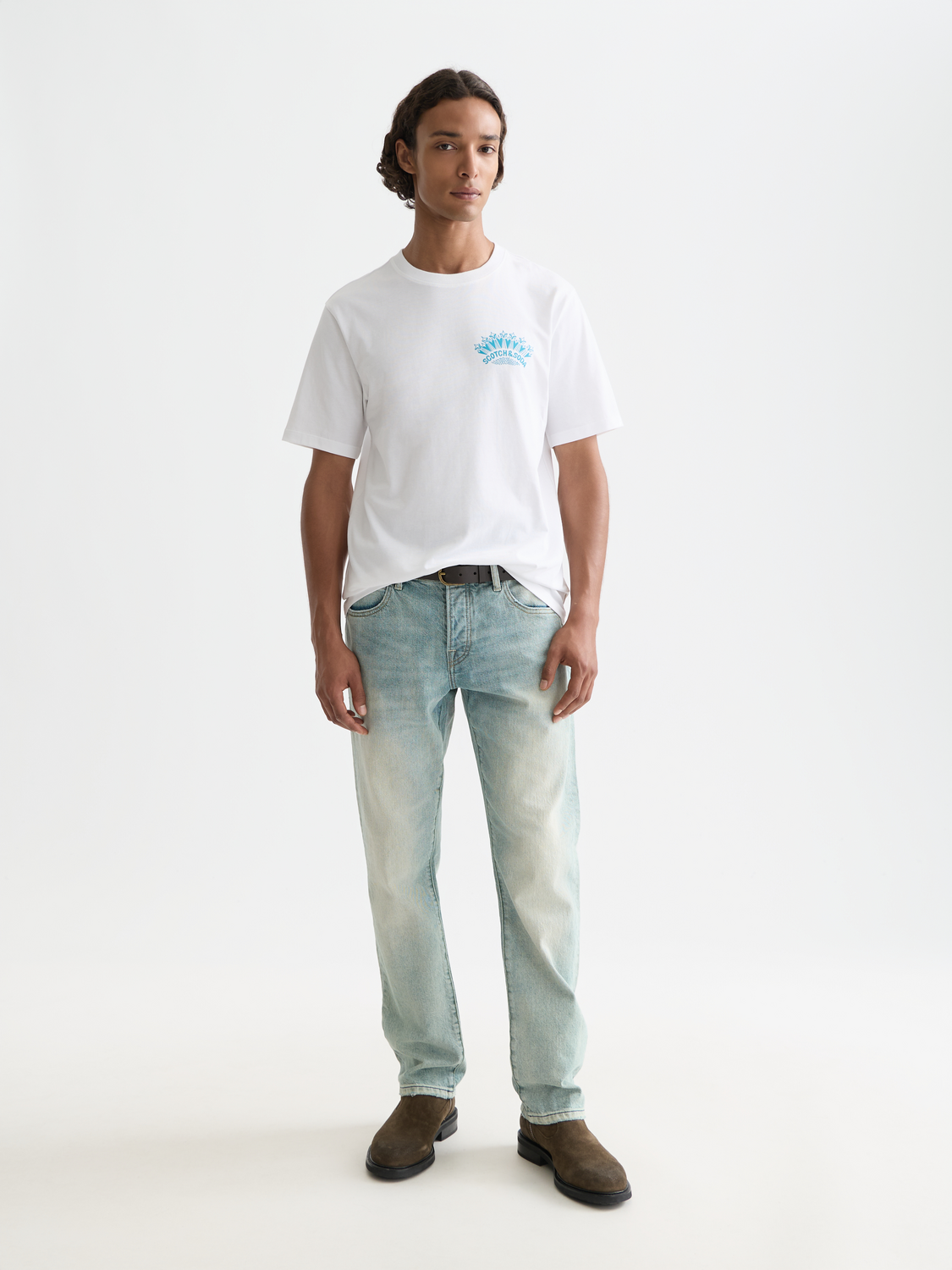 Front And Back Artwork Regular-Fit T-Shirt